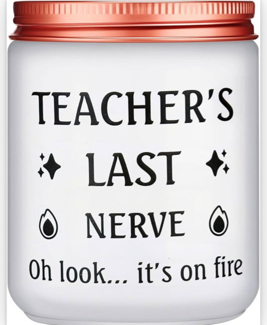 Teachers candle