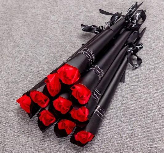 10 piece roses wrapped