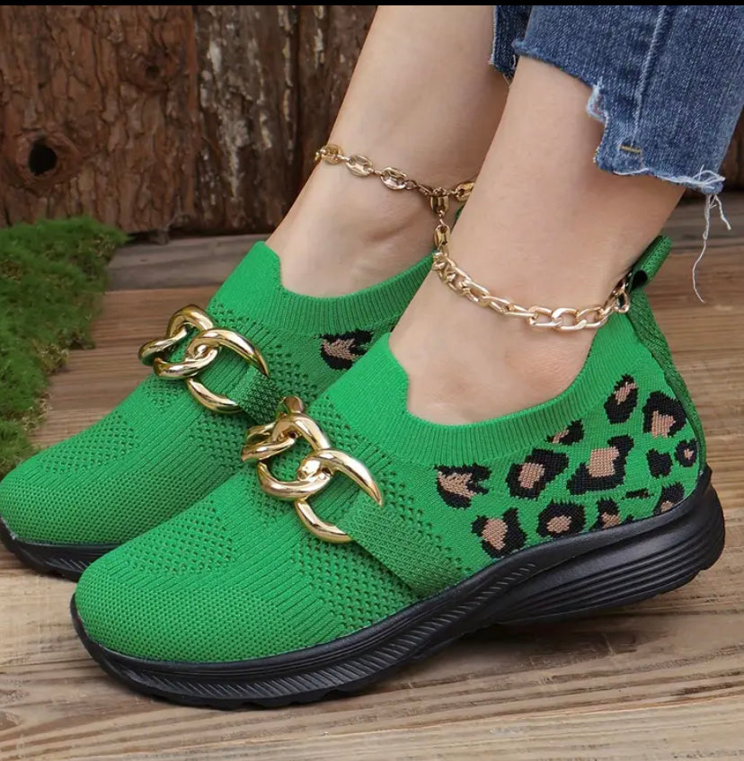 Ladies leopard print shoes