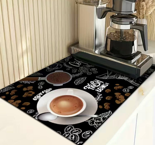 Coffee maker mat