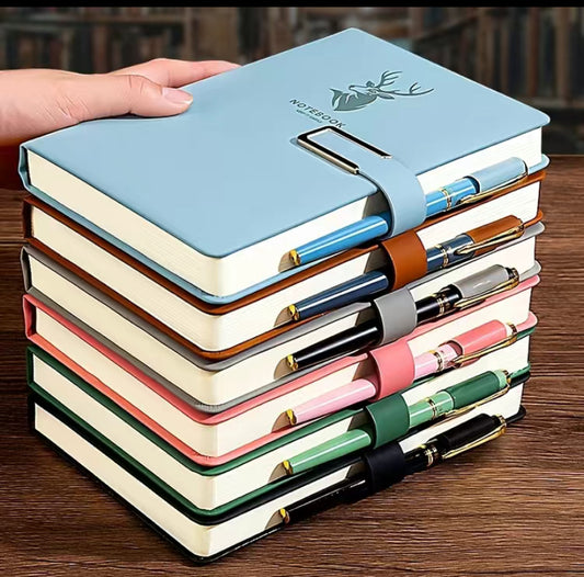 360 page leather notepad