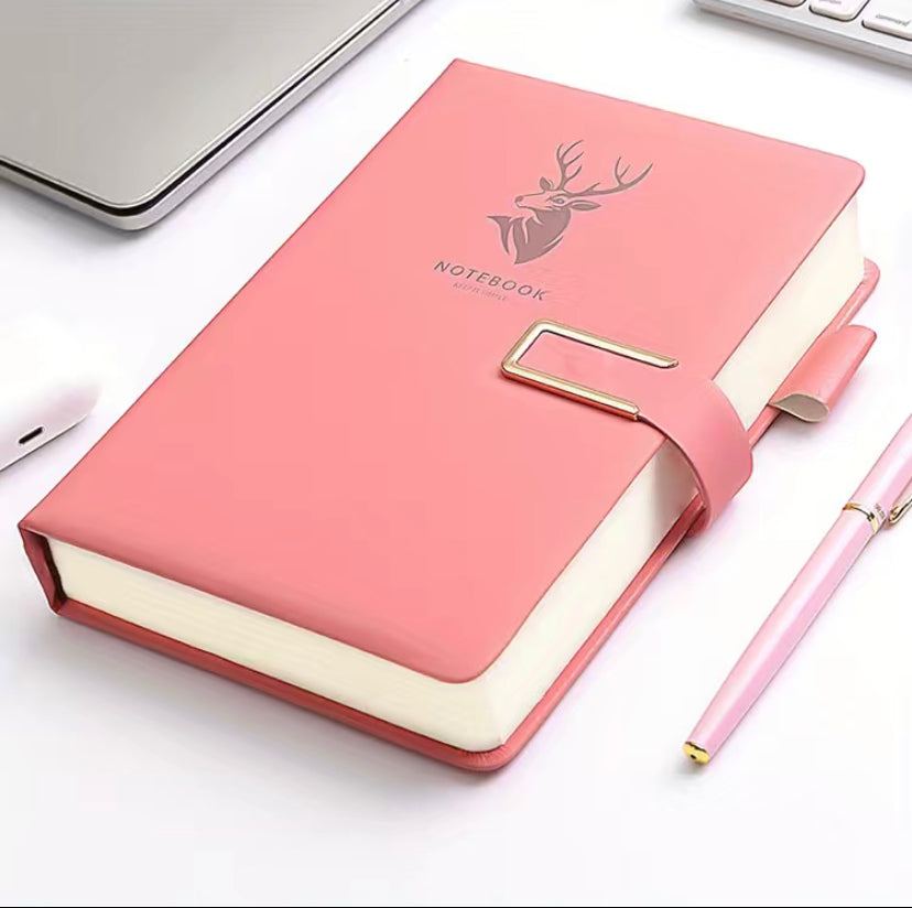 360 page leather notepad